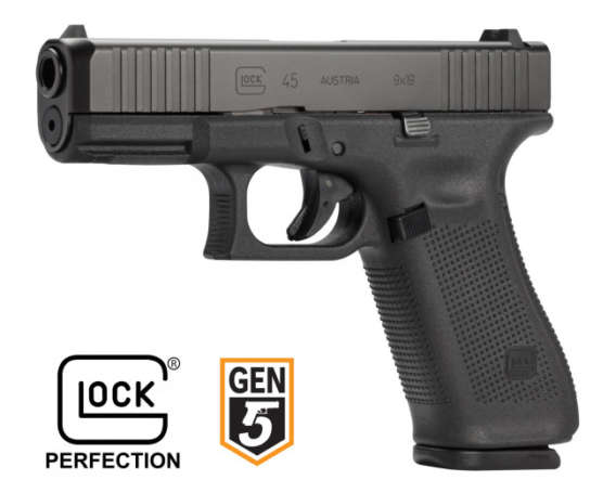 Glock G45 Gen5 9mm 17-Round Pistol new